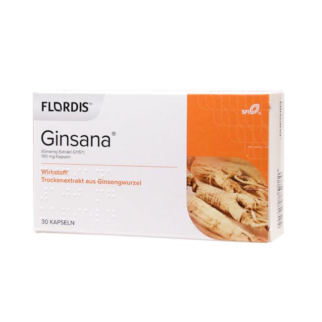 Ginsana® (Ginseng-Extrakt G115) 100 mg – 30 Kapseln