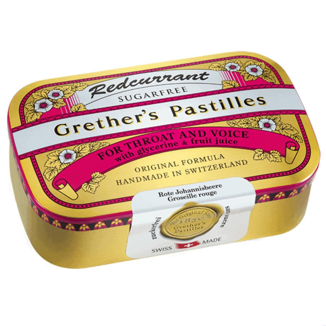 Grether's Pastilles Redcurrant Zuckerfrei, 110g