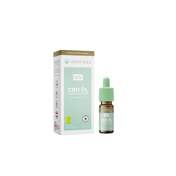 Hanfama CBD Öl 15% Mundtropfen, 10ml