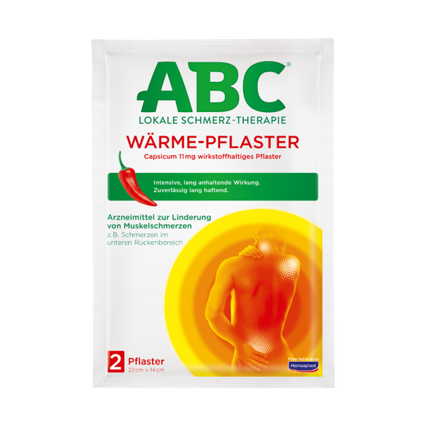 Hansaplast ABC Wärme-Pflaster, 2 Stück