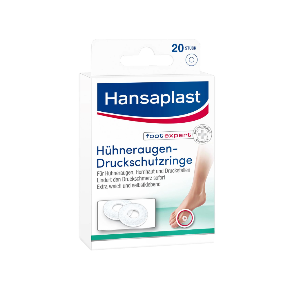 Hansaplast Hühneraugen-Druckschutzringe, 20 Stück