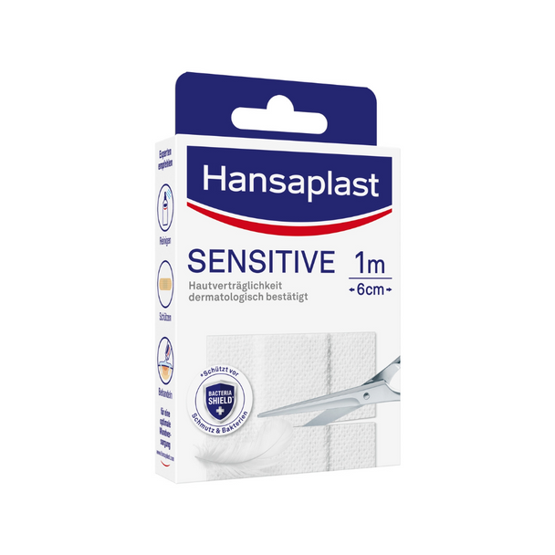Hansaplast Sensitive 1m x 6cm