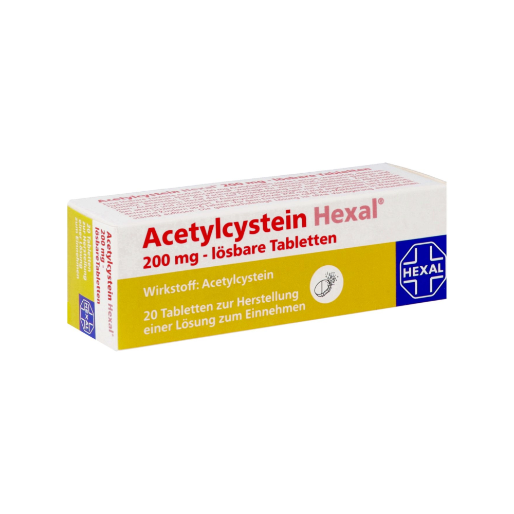 Husten ACC Hexal akut Tabletten 200mg, 20 Stück