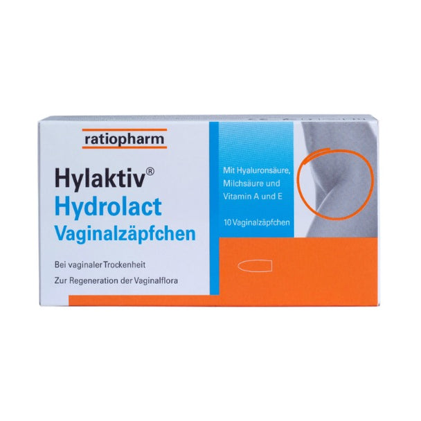 Hylaktiv Hydrolact Vaginalzäpfchen, 10 Stück