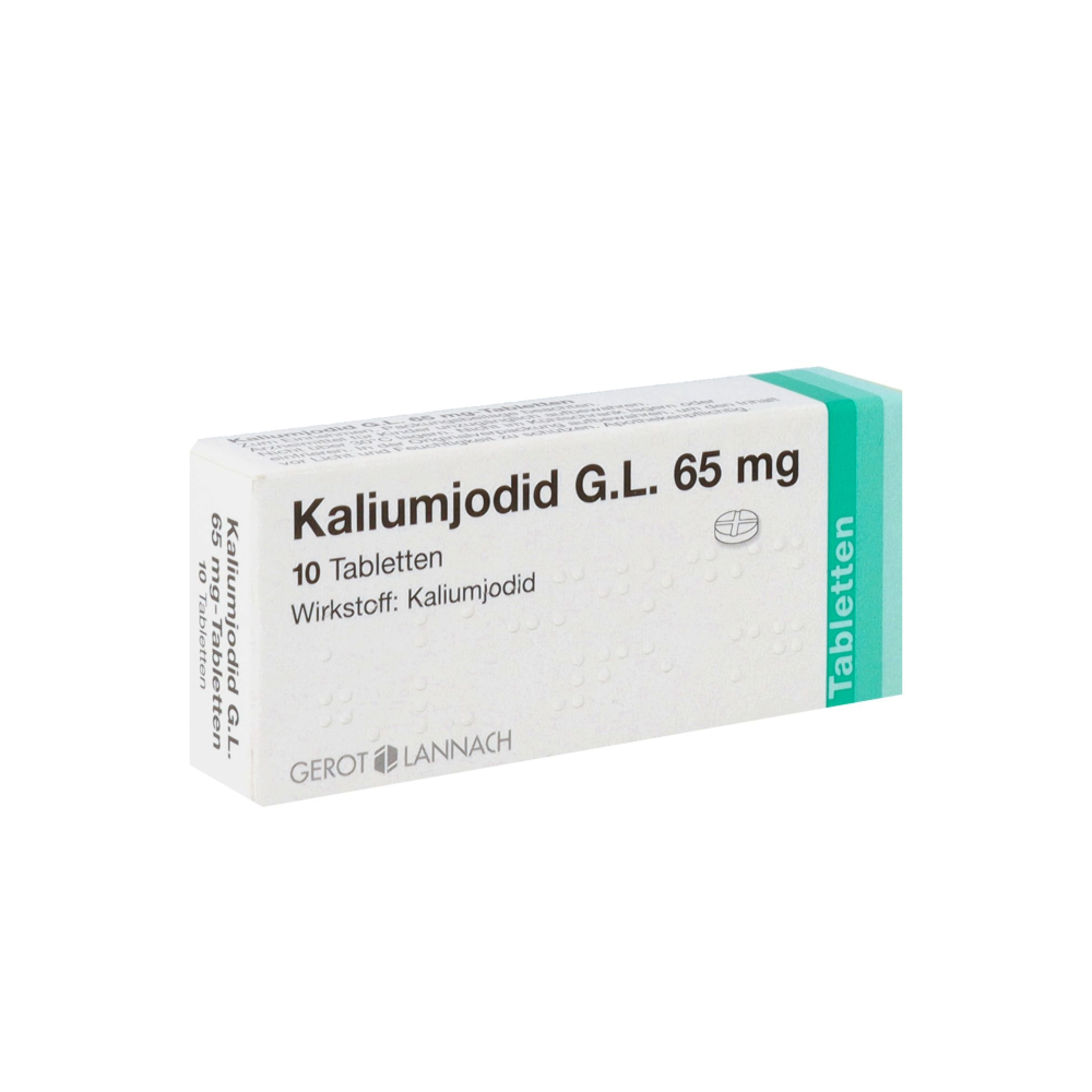 Kaliumjodid G.L. 65mg Tabletten, 10 Stück