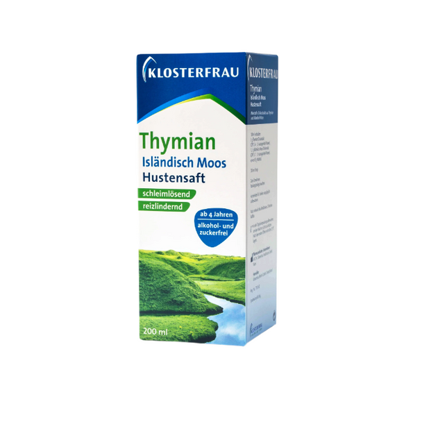 Klosterfrau Thymian Isländisch Moos Hustensaft, 200ml