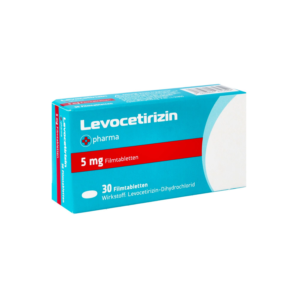 Levocetirizin +pharma Filmtabletten 5mg, 30 Stück