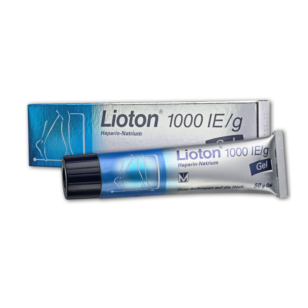 Lioton® Gel mit hoher Heparin Konzentration (1000 IE/g), 50g
