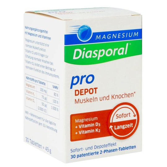 Magnesium-Diasporal® PRO DEPOT Muskeln und Knochen, 30 Stück