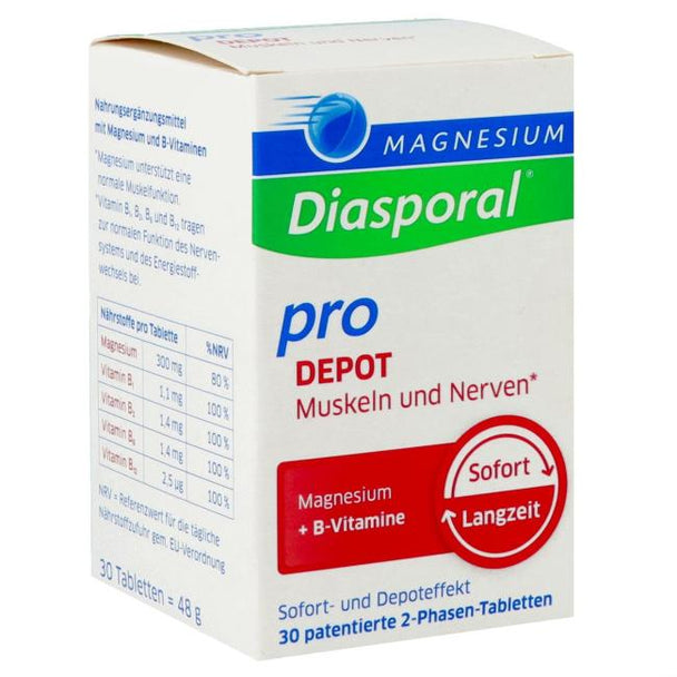 Magnesium-Diasporal® PRO DEPOT Muskeln und Nerven, 30 Stück