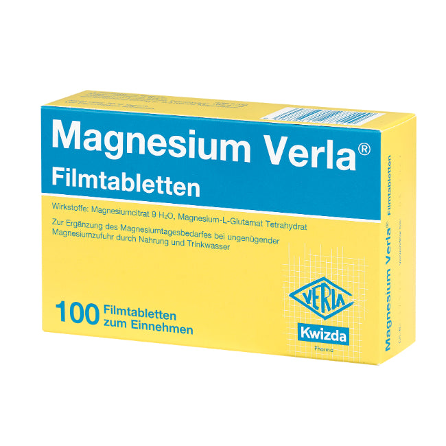 Magnesium Verla - Filmtabletten, 100 Stück