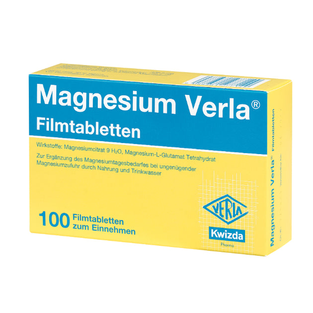 Magnesium Verla - Filmtabletten, 100 Stück