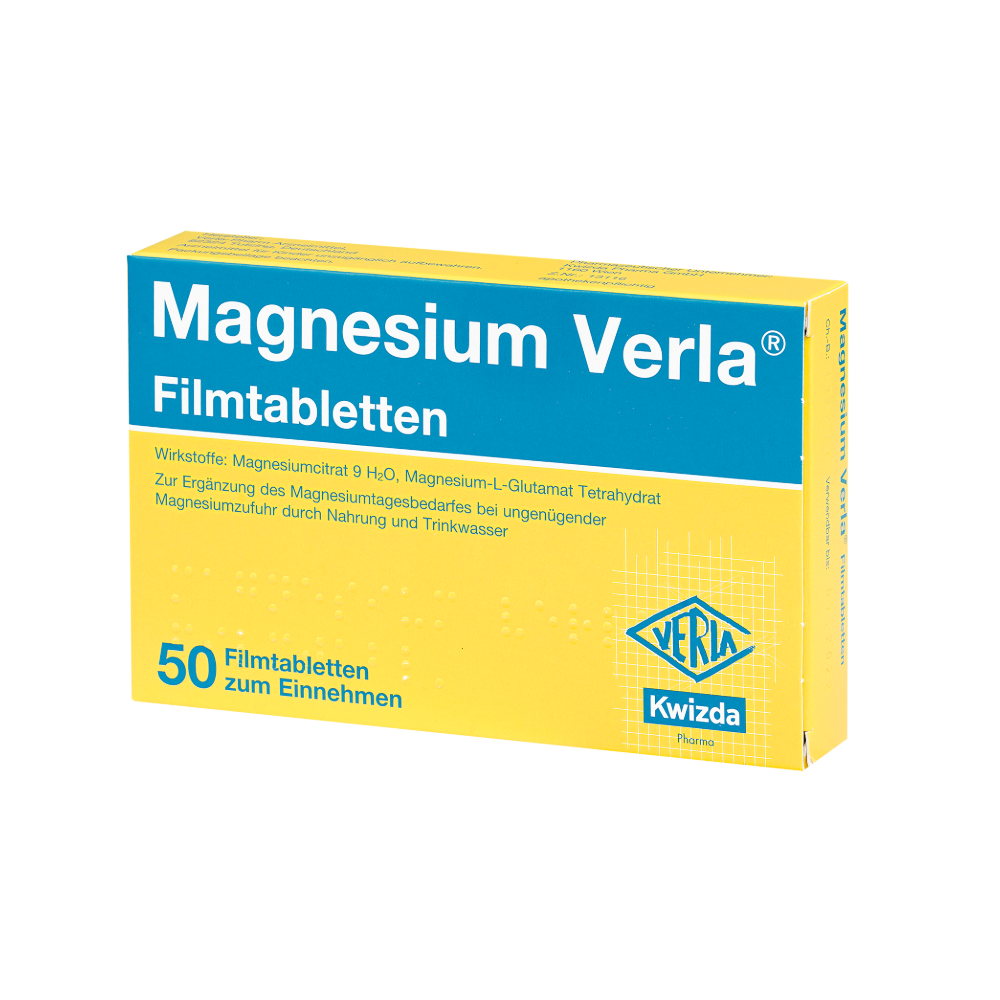 Magnesium Verla® - Filmtabletten, 50 Stück