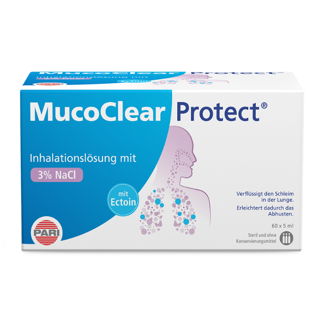 MucoClear Protect Inhalationslösung Ampullen, 300ml