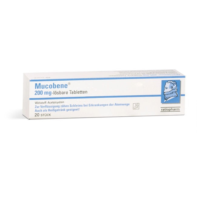 Mucobene® 200 mg lösbare Tabletten, 20 Stück