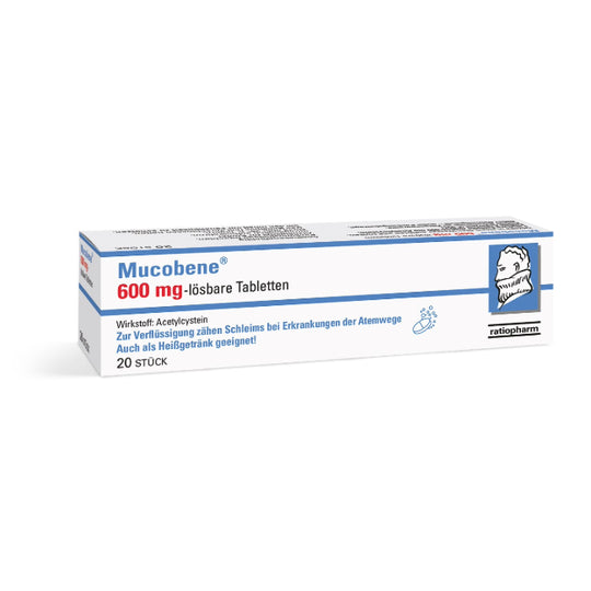 Mucobene® 600 mg – lösbare Tabletten, 20 Stück