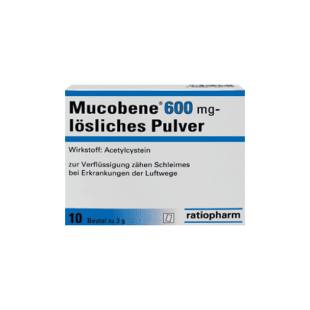 Mucobene® 600 mg lösliches Pulver, 10 Stück
