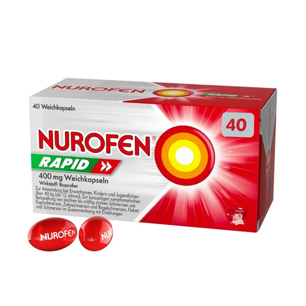 NUROFEN® Rapid Weichkapseln 400mg Ibuprofen, 40 Stück
