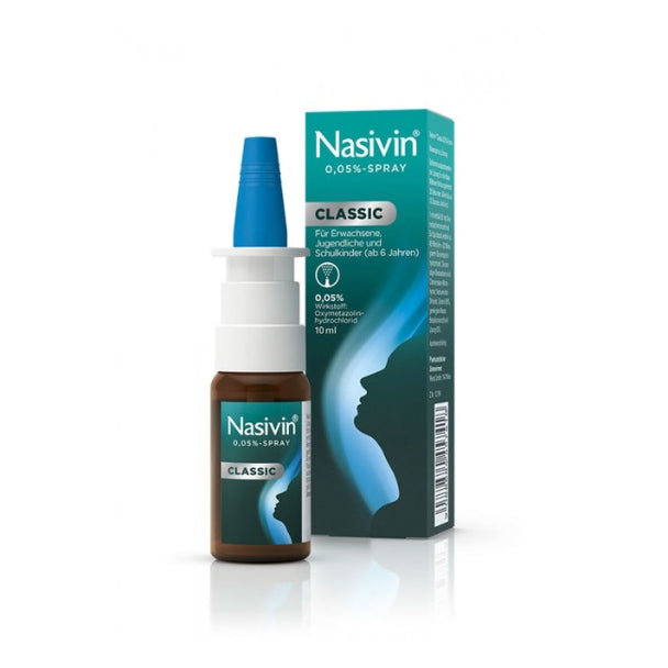 Nasivin® Dosierspray für Erwachsene und Schulkinder 0.05%, 10ml