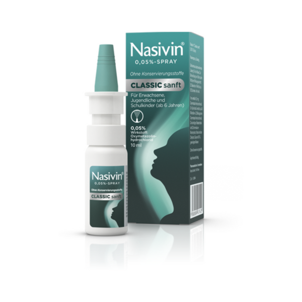 Nasivin® Classic Sanft 0,05% Nasenspray, 10ml