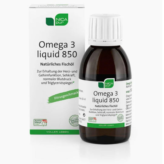 Nicapur Omega 3 liquid 850, 150ml