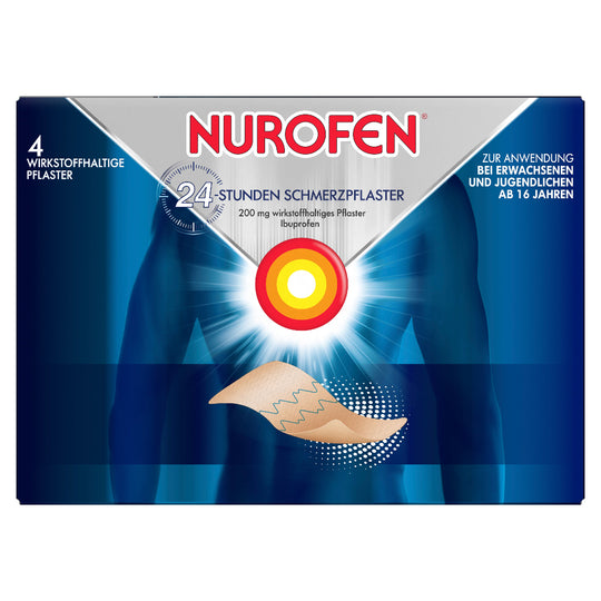 Nurofen 24.Std. Schmerzpflaster 200mg, 4 Stück