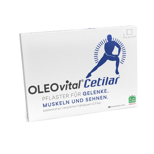 OLEOvital® Cetilar®  Pflaster für Gelenke, Muskeln und Sehnen