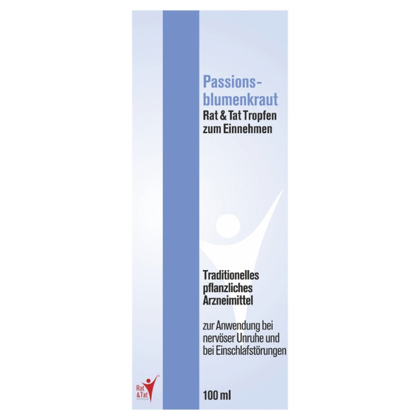 Passionsblumenkraut Rat & Tat Tropfen zum Einnehmen, 100ml