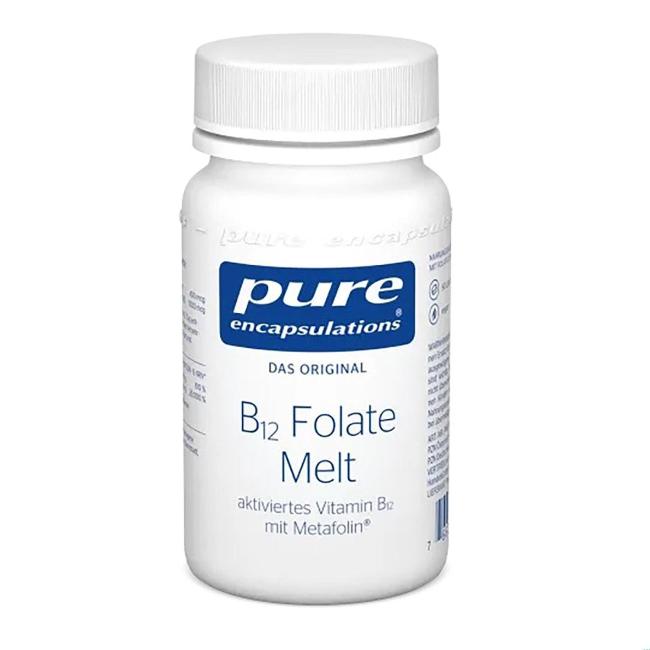 Pure Encapsulations® B12 Folate Melt Lutschtabletten, 90 Stück