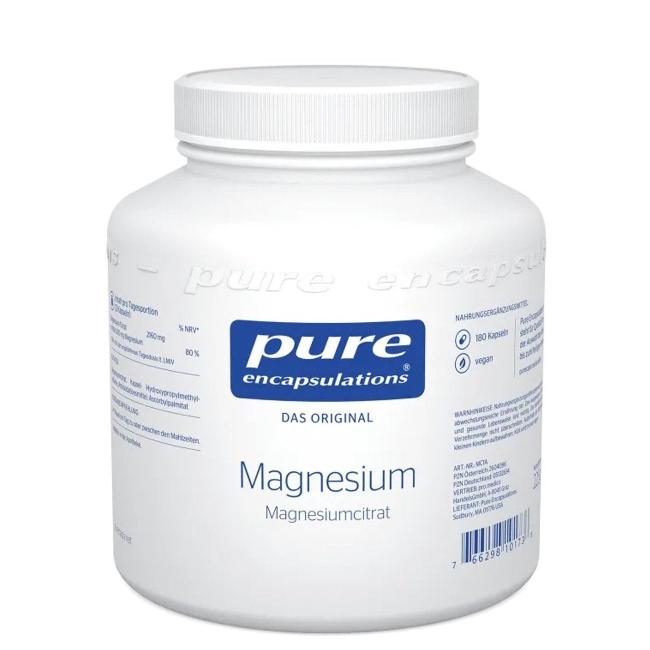 Pure Encapsulations® Magnesium Magnesiumcitrat 180 Kapseln
