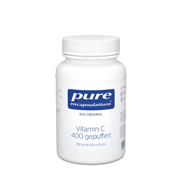 Pure Encapsulations® Vitamin C 400 gepuffert (Mineral-Ascorbate), 90 Stück