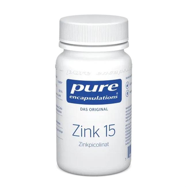 Pure Encapsulations® Zink 15 (zinkpicolinat) Kapseln, 60 Stück