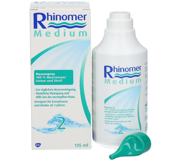 Rhinomer 2 Medium Nasenspray, 135ml