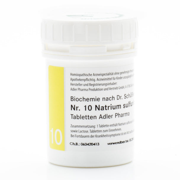Schüßler Salz Adler Nr. 10 D6 Tabletten