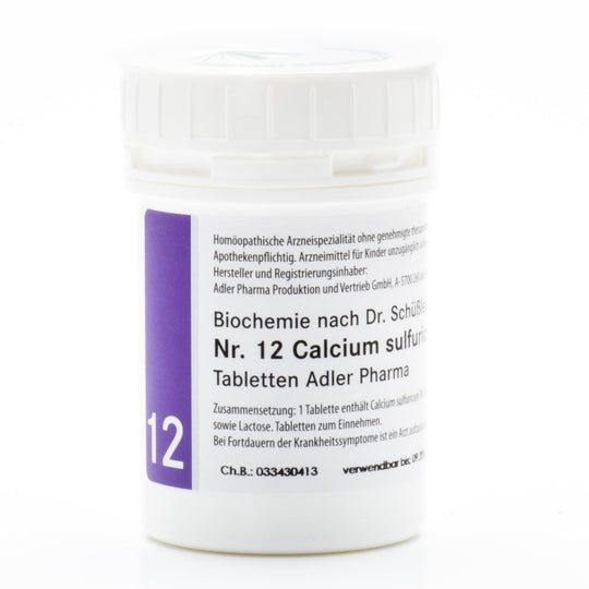 Schüßler Salz Adler Nr. 12 D6 Tabletten