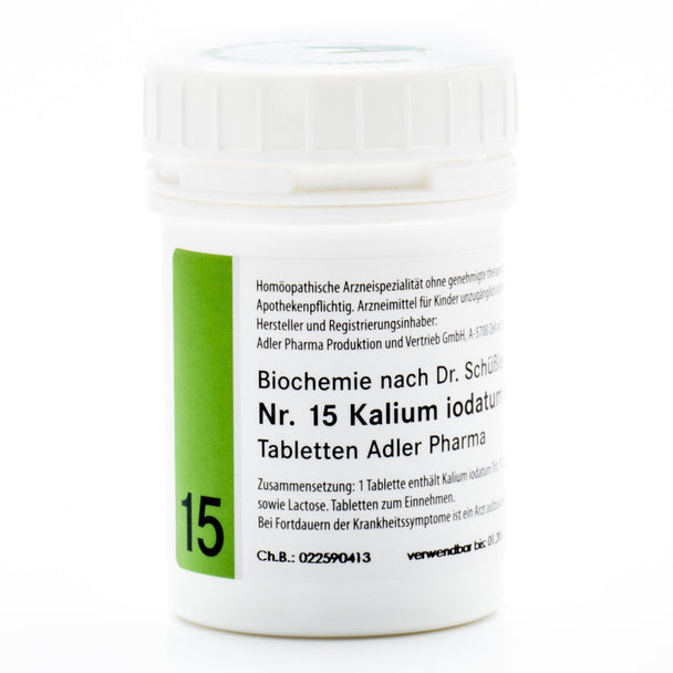 Schüßler Salz Adler Nr. 15 D12 Tabletten