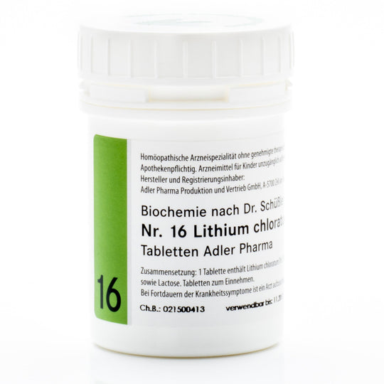 Schüßler Salz Adler Nr. 16 D12 Tabletten