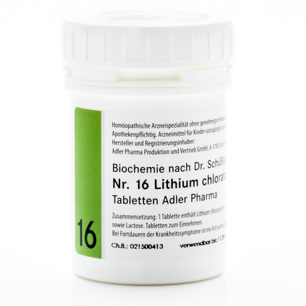 Schüßler Salz Adler Nr. 16 D12 Tabletten
