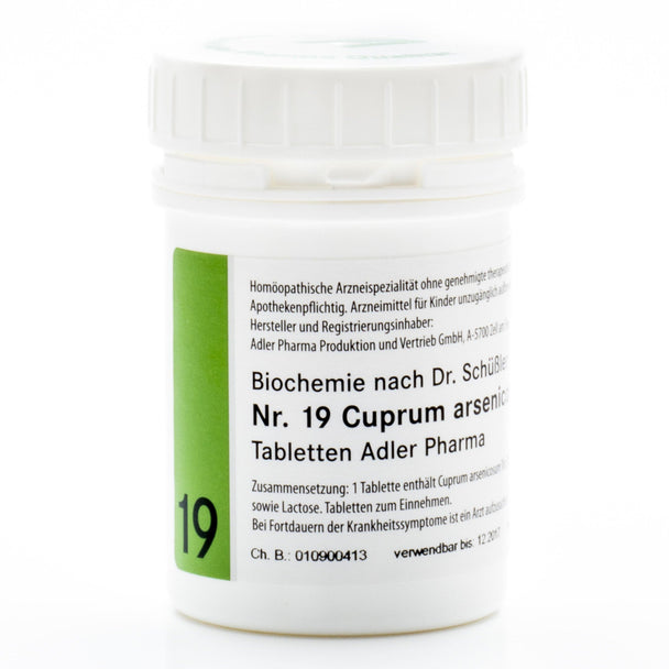 Schüßler Salz Adler Nr. 19 D12 Tabletten