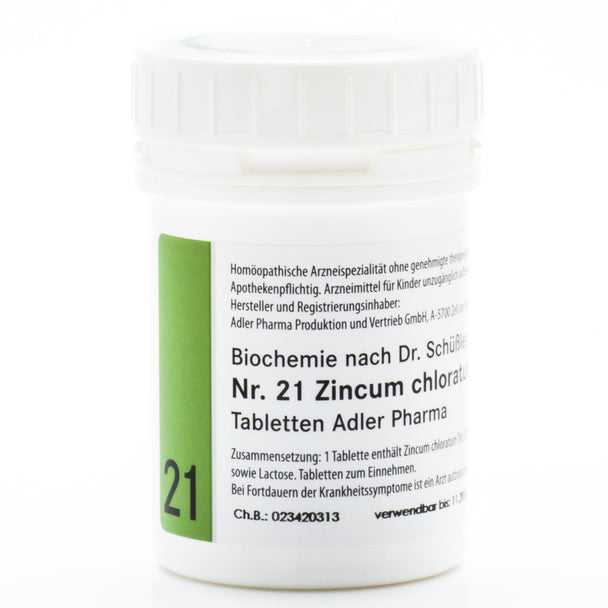 Schüßler Salz Adler Nr. 21 D12 Tabletten