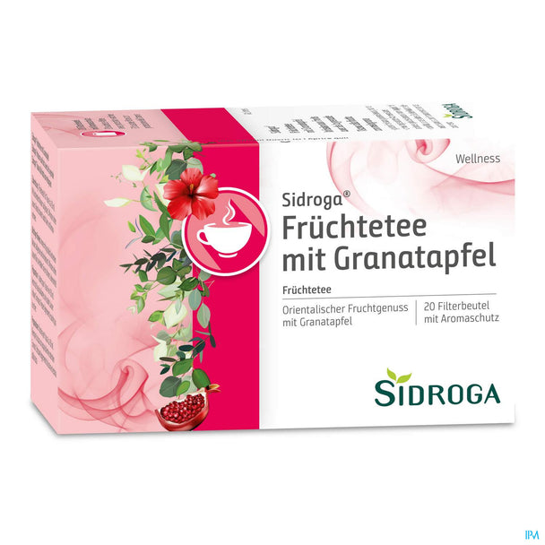 Sidroga Früchtetee mit Granatapfel, 20 Stück
