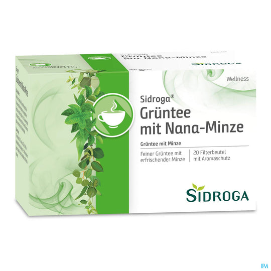 Sidroga Grüntee mit Nana-Minze, 20 Stück