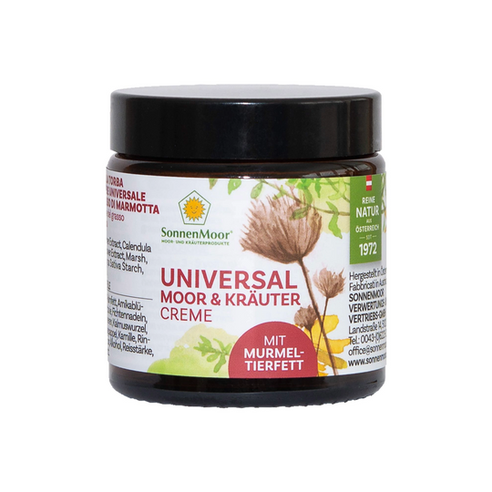 SonnenMoor® Universal Moor und Kräutercreme mit Murmeltierfett, 90g
