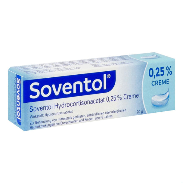 Soventol® HydroCortisonacetat 0,25 %, 20g