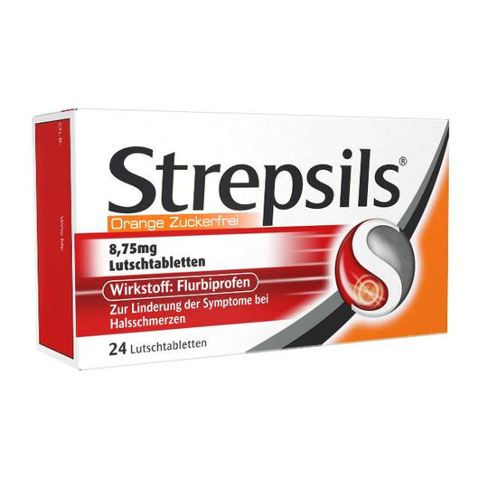 Strepsils® Zuckerfrei 8,75 mg Lutschtabletten, 24 Stück