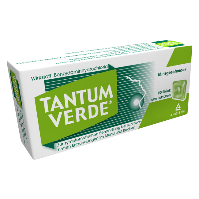 TANTUM VERDE® Pastillen bei Halsschmerzen Minze
