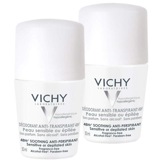 VICHY Deo Roll-on Sensitiv Anti-Transpirant 48 h, 100ml Doppelpack