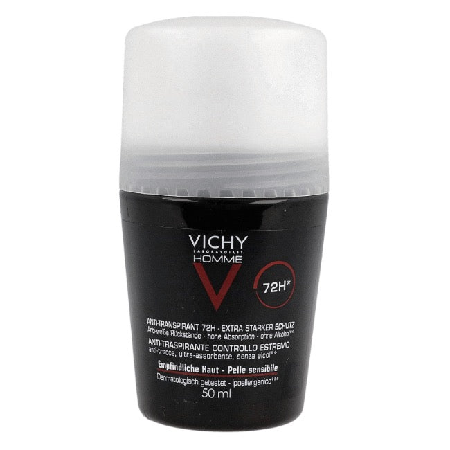 VICHY HOMME Deo Roll-on Anti-Transpirant 72h, 50ml