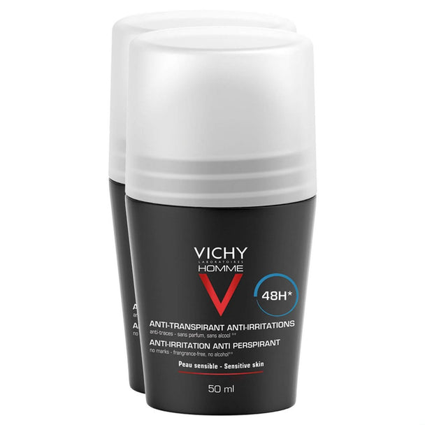 VICHY HOMME Deo Roll-on Empfindliche Haut 48h Doppelpack