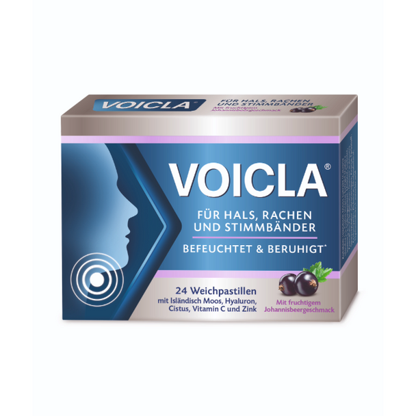VOICLA® Weichpastillen Johannisbeer, 24 Stück